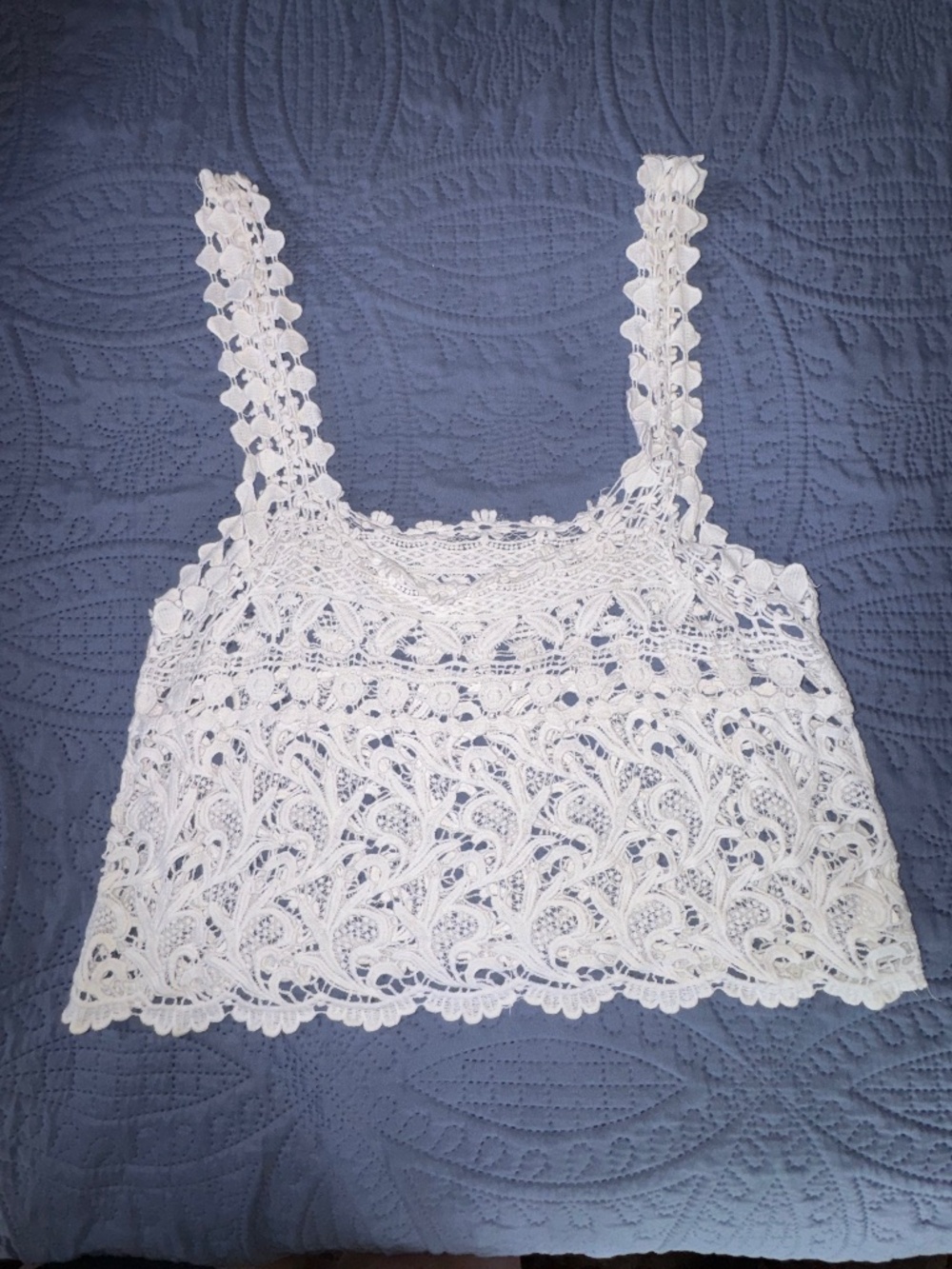 Staring at the Stars Crochet Crop Tank By Urban Outfitters